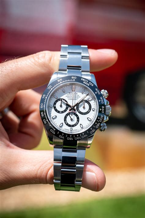 rolex daytona black vs white dial|rolex daytona 116519ln.